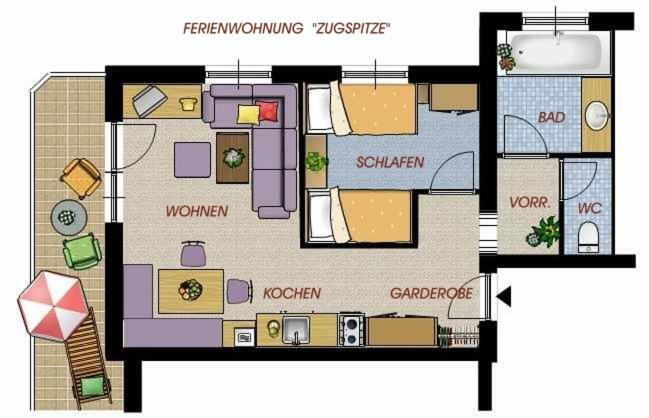 Apartmenthaus Brigitte Leutasch Exterior foto